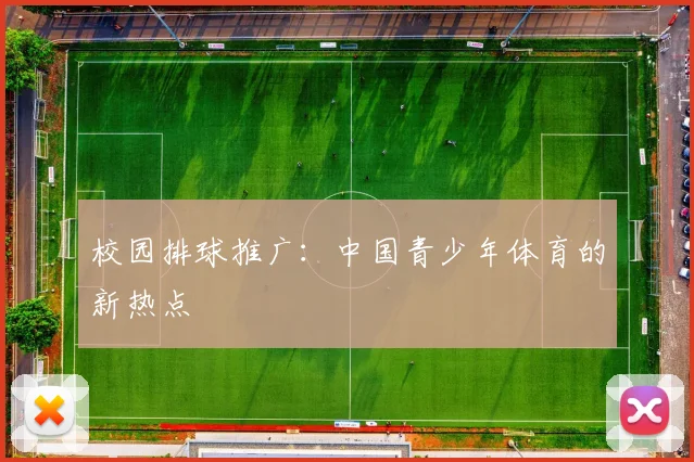 校园排球推广：中国青少年体育的新热点